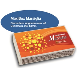 FIAMMIFERI MARSIGLIA 10SC MAXI BOX 250PZ
