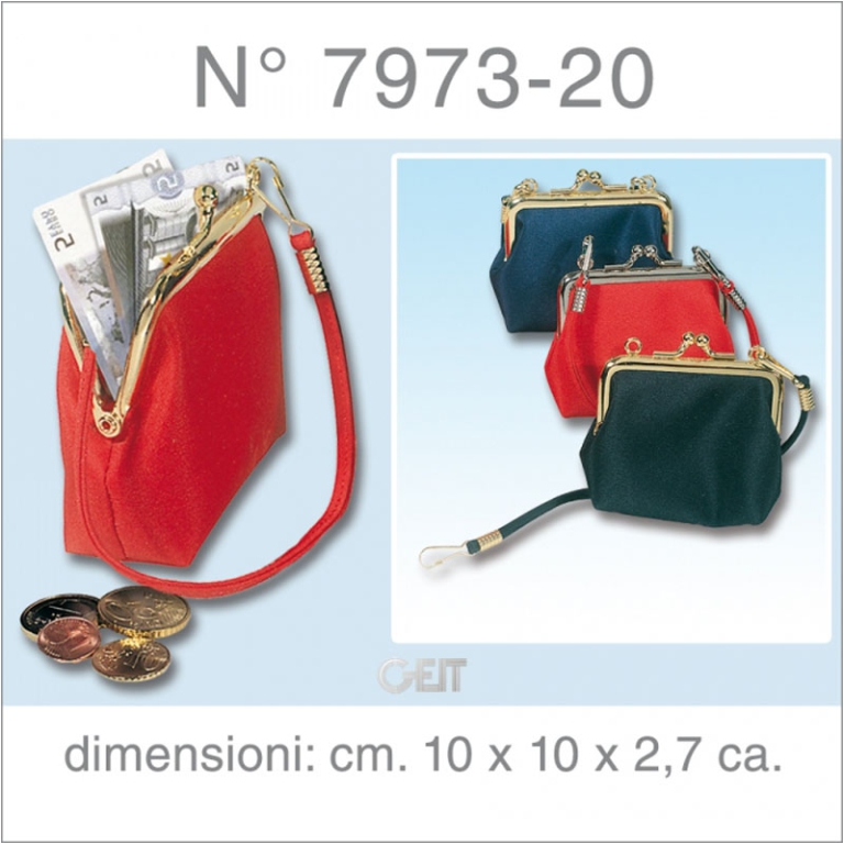 PORTAMONETE MINI BAG 6PZ A SCATTO 2