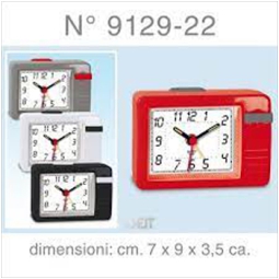 OROLOGIO SVEGLIA BRICK   8,5X9X4CM COL. ASSORTITI