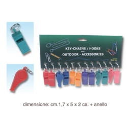 FISCHIETTI IN PLASTICA   12PZ