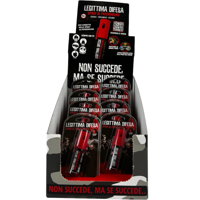 SPRAY LEGITTIMA DIFESA   15ML 8PZ EXPO BANCO