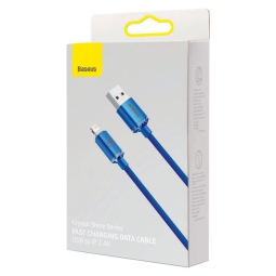 CAVO USB/LIGHT 2M BLU    2,4A