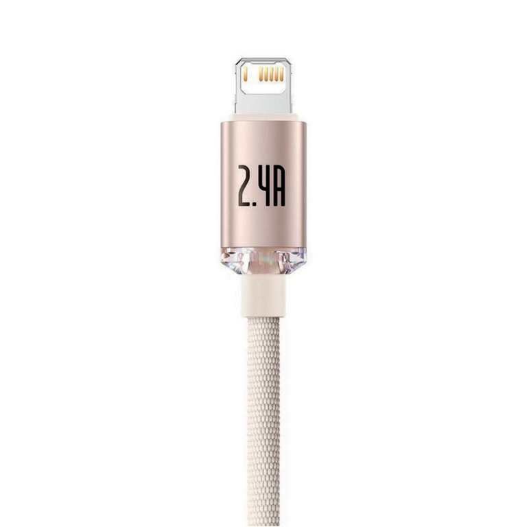 CAVO USB/LIGHT 2M ROSA   2,4A 3