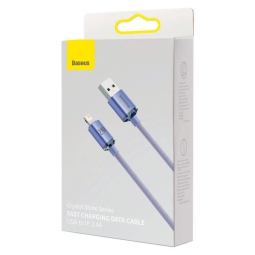CAVO USB/LIGHT 2M VIOLA  2,4A