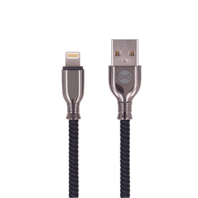 CAVO USB/LIGHT 1M 3A     NERO ALTA VELOCITÀ