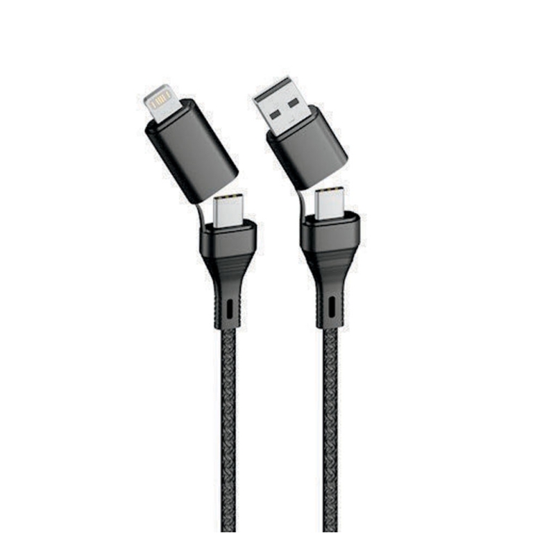 CAVO 4IN1 USB/TYPE C E   LIGHT/TYPE C