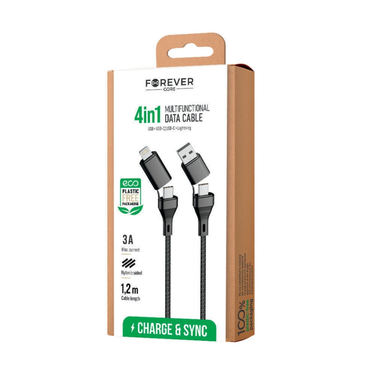 CAVO 4IN1 USB/TYPE C E   LIGHT/TYPE C 2