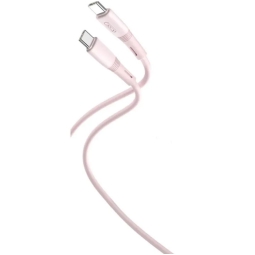 CAVO TYPE C/ TYPE C 1MT  60W ROSA