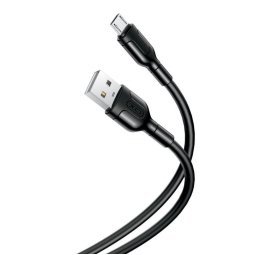 CAVO USB/MICRO 1M NERO    2,1A RINFORZATO