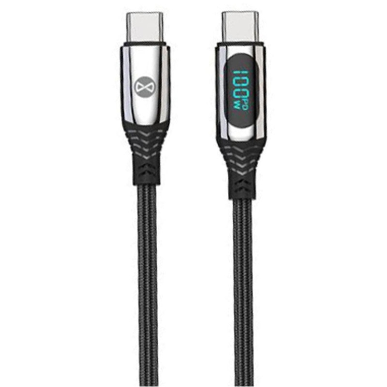 CAVO TYPE-C/TYPE-C 1MT    LCD 100W