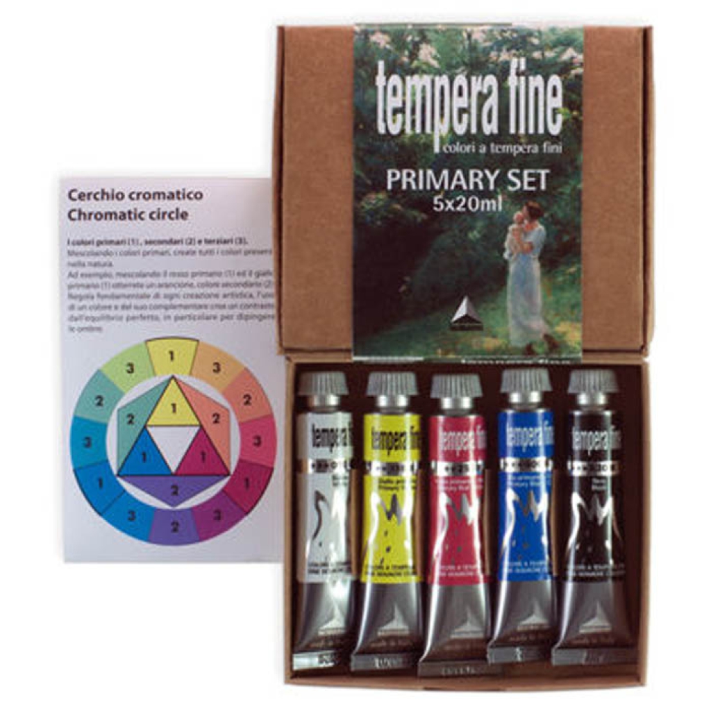 TEMPERE FINI 5 COLORI PRIMARI 20ML MAIMERI: vendita ingrosso con consegna  veloce