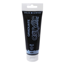 TEMPERE ACRYLIC 120ML 3PZ NERO GRADUATE