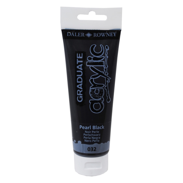 TEMPERE ACRYLIC 120ML 3PZ NERO PERLA GRADUATE