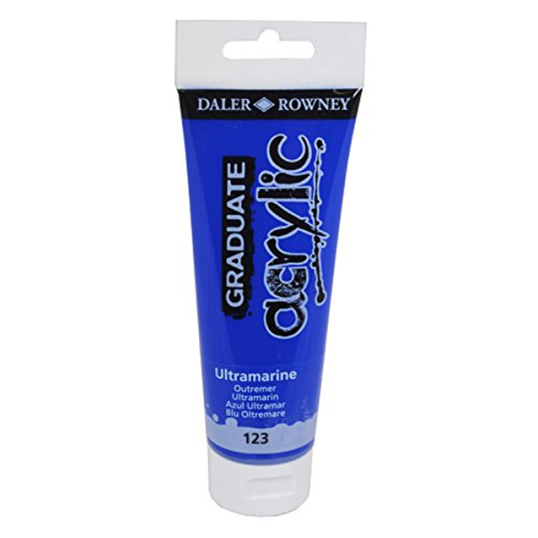 TEMPERE ACRYLIC 120ML 3PZ BLU OLTREMARE GRADUATE