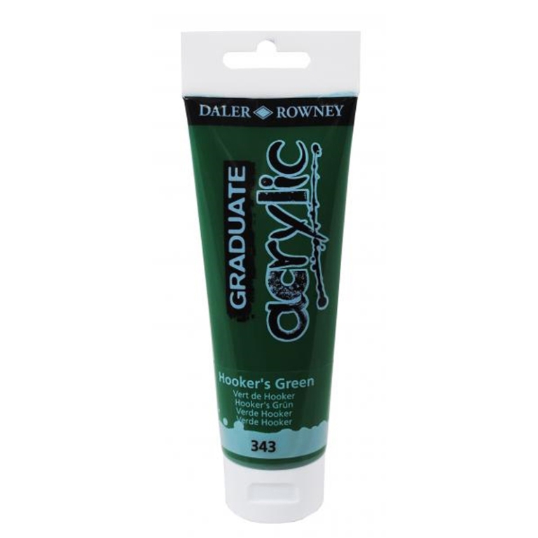 TEMPERE ACRYLIC 120ML 3PZ VERDE HOOKER GRADUATE