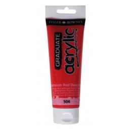 TEMPERE ACRYLIC 120ML 3PZROSSO CADMIO SCATOLA GRADUATE