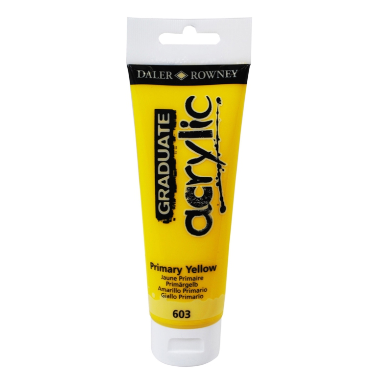 TEMPERE ACRYLIC 120ML 3PZGIALLO PRIMARIO GRADUATE