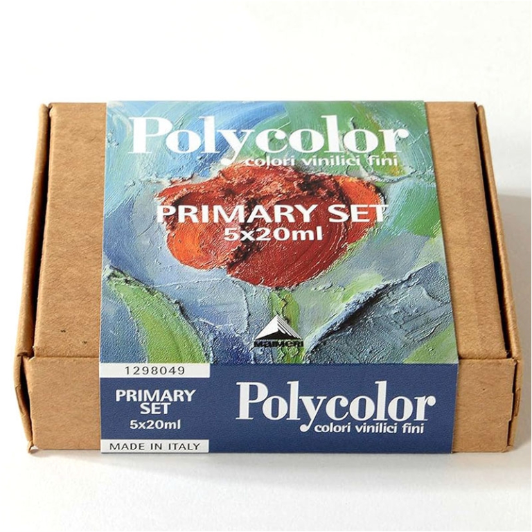 TEMPERE POLYCOLOR 5 COLORI  PRIMARI 20ML MAIMERI 2