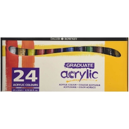 TEMPERA ACRYLIC 22ML 24 COLORI GRADUATE