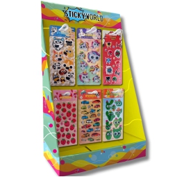 STICKERS ASSORTITI 72PZ  EXPO BANCO