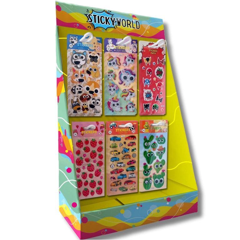 STICKERS ASSORTITI 72PZ  EXPO BANCO