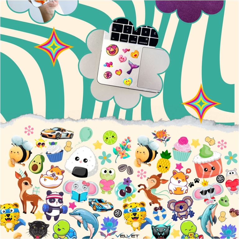 STICKERS ASSORTITI 72PZ  EXPO BANCO 2