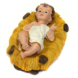 GESU BAMBINO 11CM CON CULLA