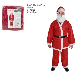 VESTITO BABBO NATALE ADULTO