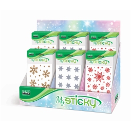 STICKERS STELLE GLITTER ASSORTITE