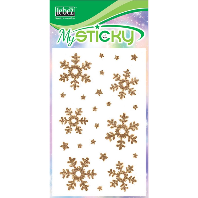 STICKERS GLITTER STELLE 3 SOGGETTI 5