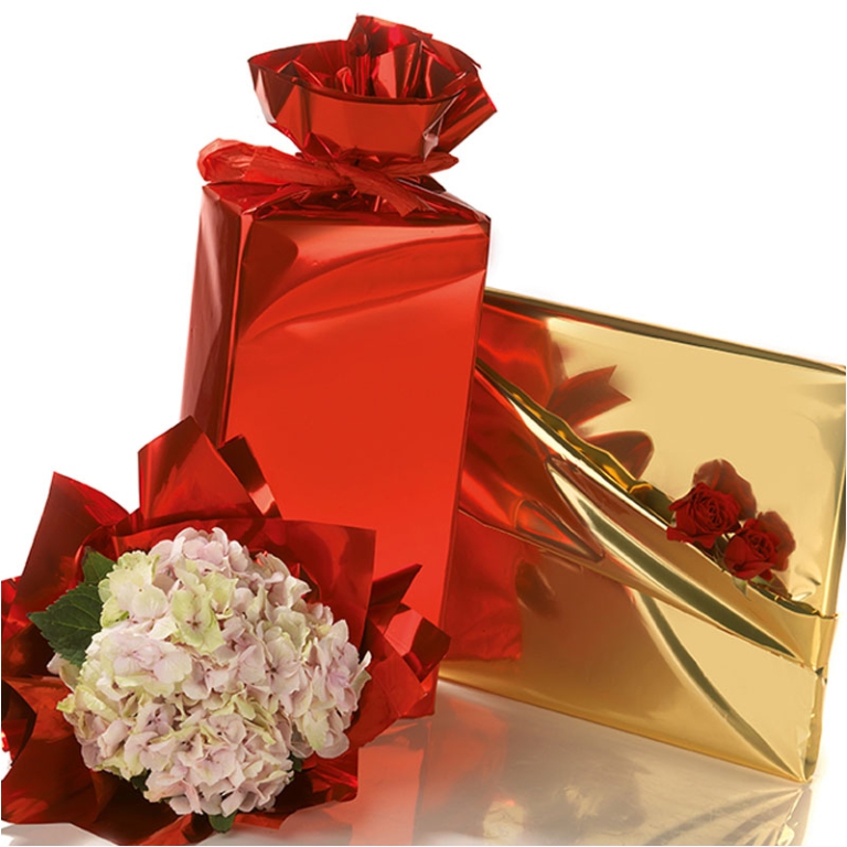 ROTOLO CARTA METAL 100X25MT ORO FONDO PIENO 2LATI 2