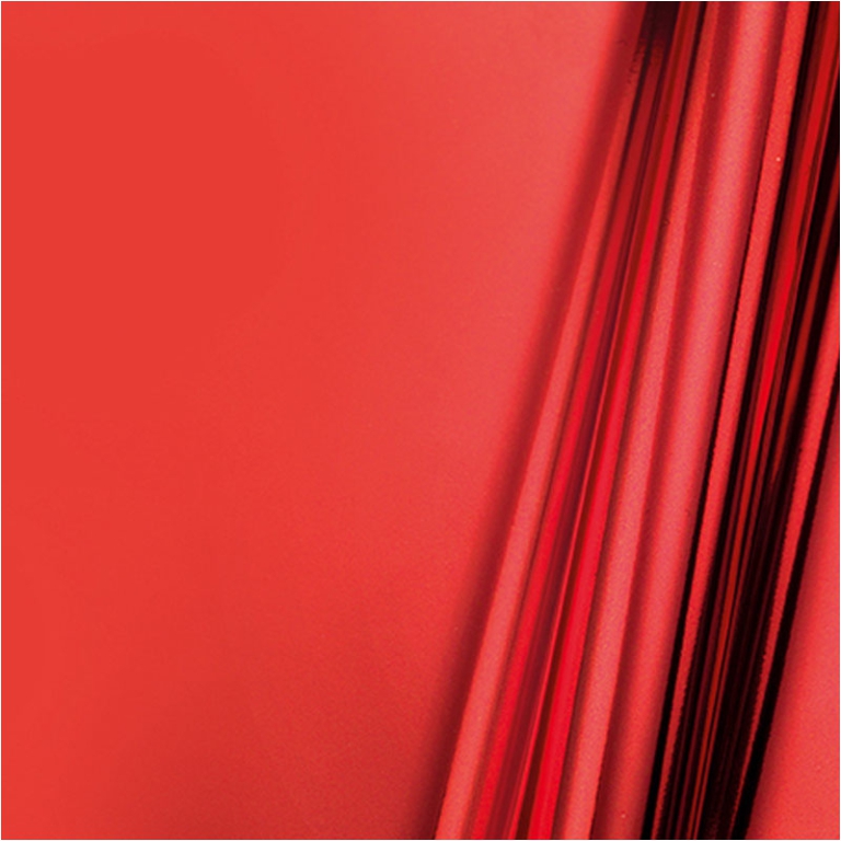 ROTOLO CARTA METAL 100X25M ROSSO FONDO PIENO 2LATI