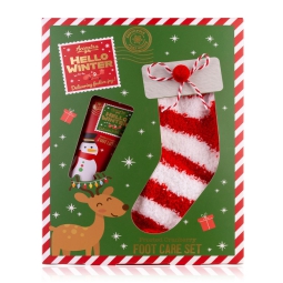 GIFTBOX HELLO WINTER     CREMA PIEDI E CALZE