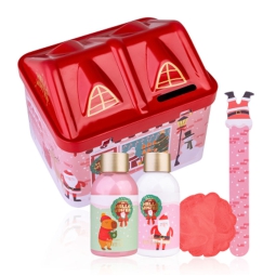 SET DA BAGNO HELLO WINTER BAGNOSCHIUMA CON SPUGNA