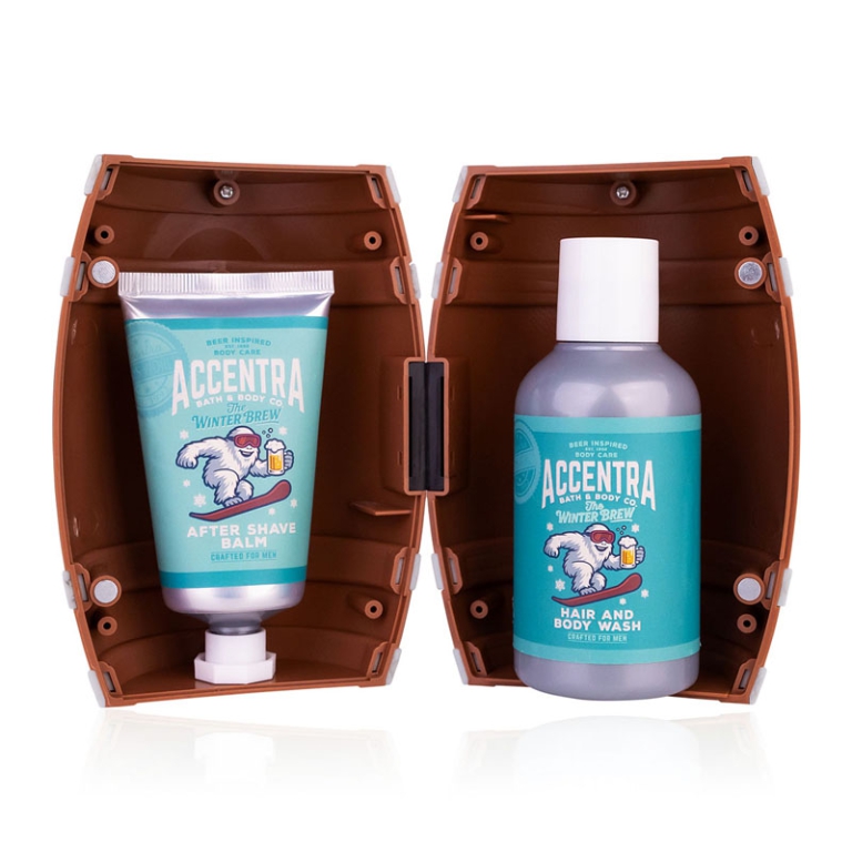SET DA BAGNO WINTER EDITION BOTTE DI BIRRA 2