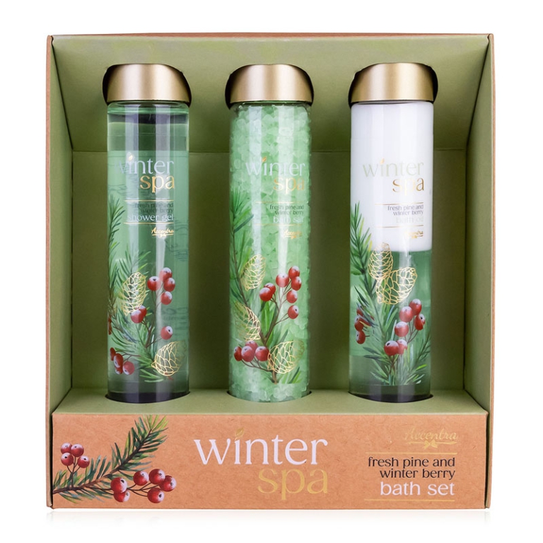 SET DA BAGNO WINTER SPA  CONFEZIONE REGALO