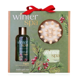 SET DA BAGNO WINTER SPA  CON SPAZZOLA MASSAGGIO