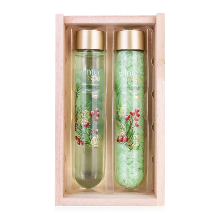 SET DA BAGNO WINTER SPA  CONFEZIONE REGALO