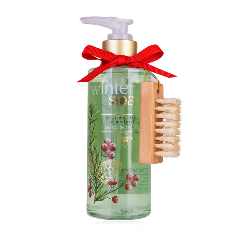 DISPENSER SAPONE MANI    WINTER SPA CON SPAZZOLA