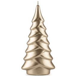 CANDELA ALBERO H19CM     LACCATO CHAMPAGNE