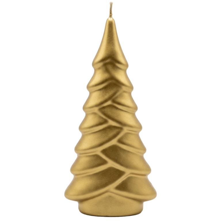 CANDELA ALBERO H19CM     LACCATO ORO