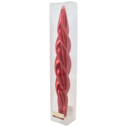 CANDELA TORCIGLIONE D5H31CM BORGOGNA