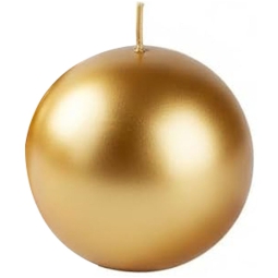 CANDELA SFERICA D8MM     ORO LUCIDO