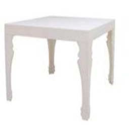 TAVOLO LACCA BIANCO FTO  55X55X45CM