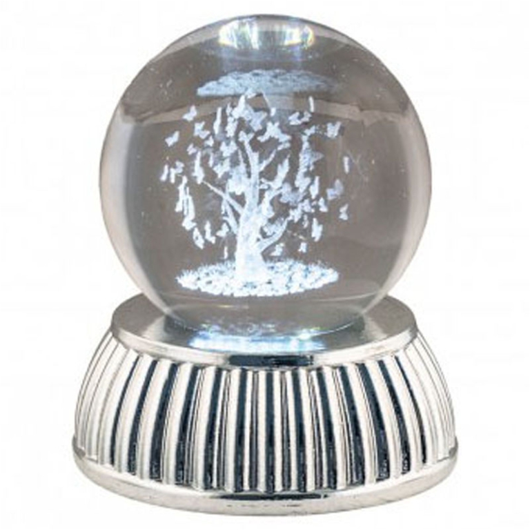 SFERA LUMINOSA D6CM ALBERO VITA BATTERIA GIFTBOX