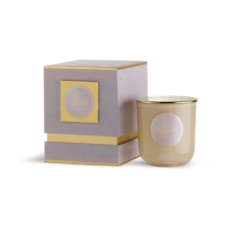 CANDELA 210GR LE STELLE  ALTAIR CARAMELLO/VANIGLIA