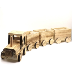 TRENINO LEGNO 72X11H14CM PORTAFIORI