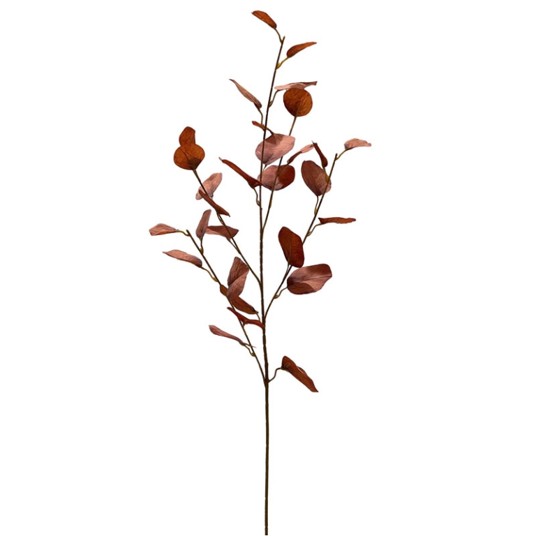 RAMO EUCALIPTO H87CM     ARANCIONE