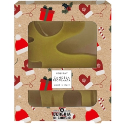 CANDELA RENNA IN ASTUCCIO COLOR AVORIO