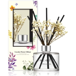 DIFFUSORE 120ML CON FIORI BIANCHI WHITE JASMINE